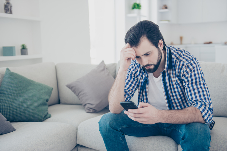 Father calling the helpline to see what help he can get